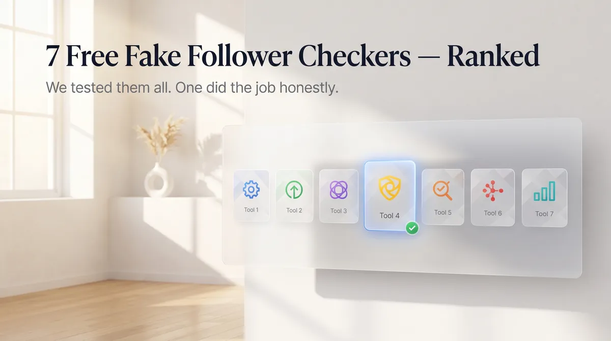 7 Best Free Fake Follower Checkers (2026)